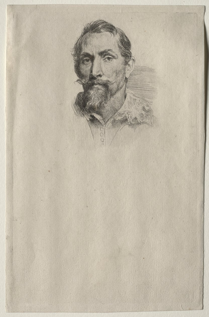 Portrett av Frans Snyders. av Anthony van Dyck