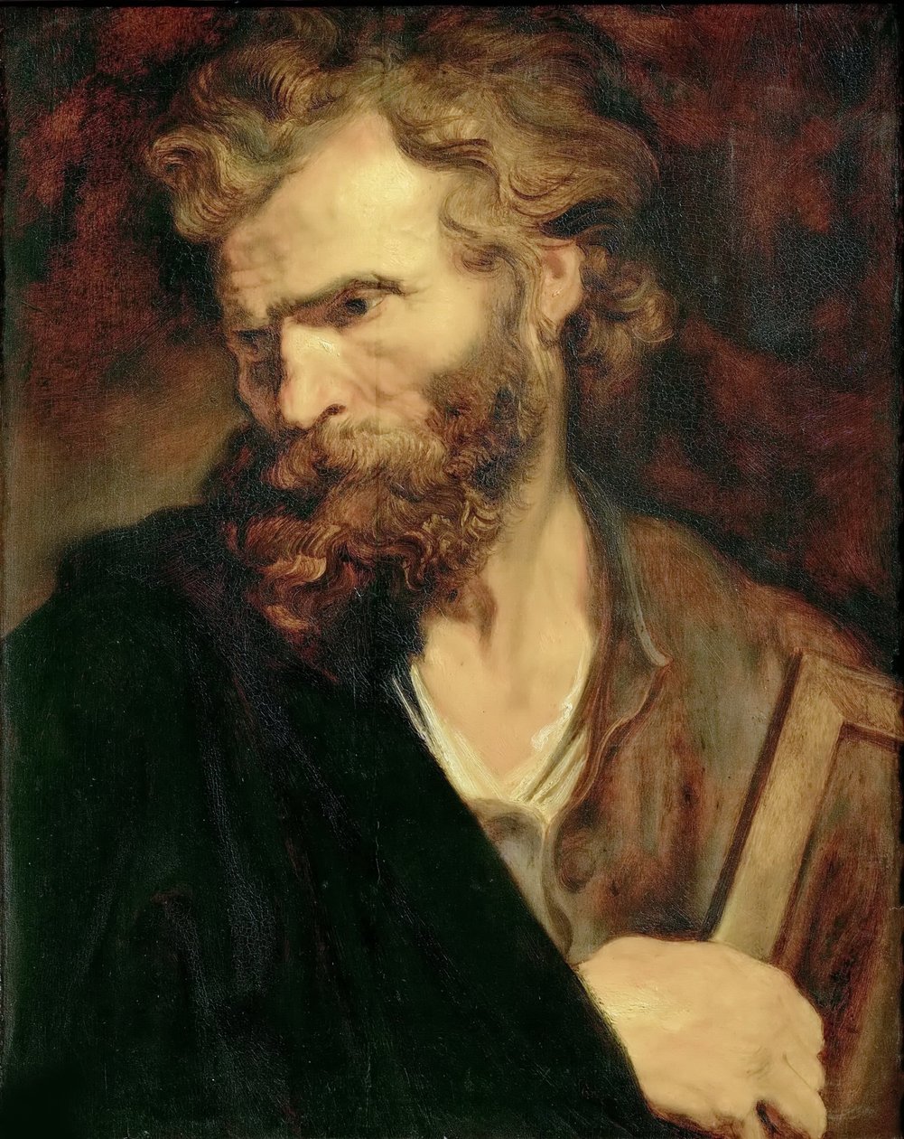 Saint Judas apostelen, ca. 1620. av Anthony van Dyck