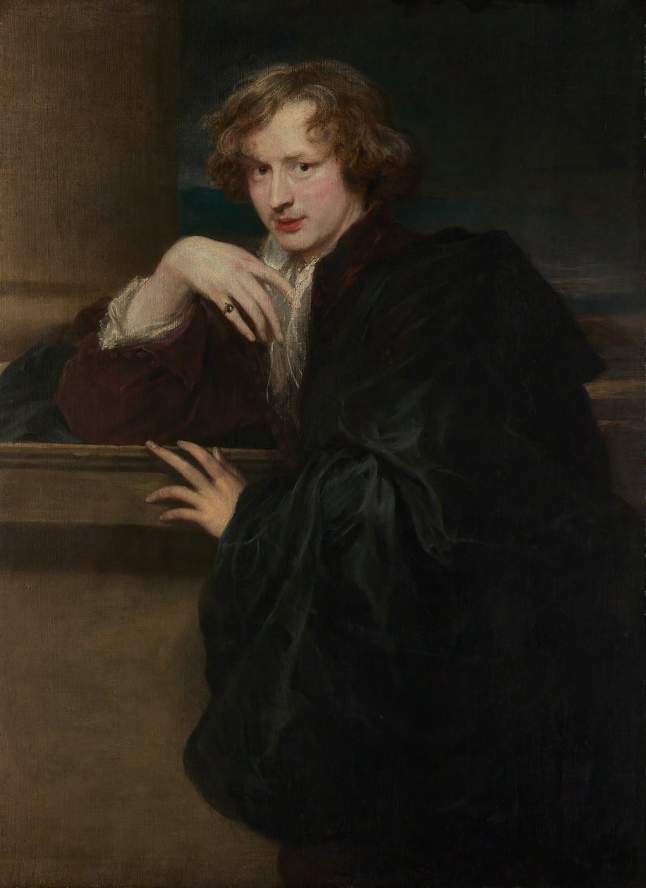 Selvportrett, ca. 1620-21. av Anthony van Dyck