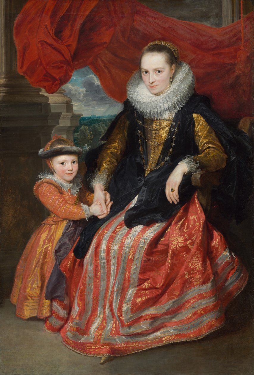 Susanna Fourment og hennes datter, 1621. av Anthony van Dyck