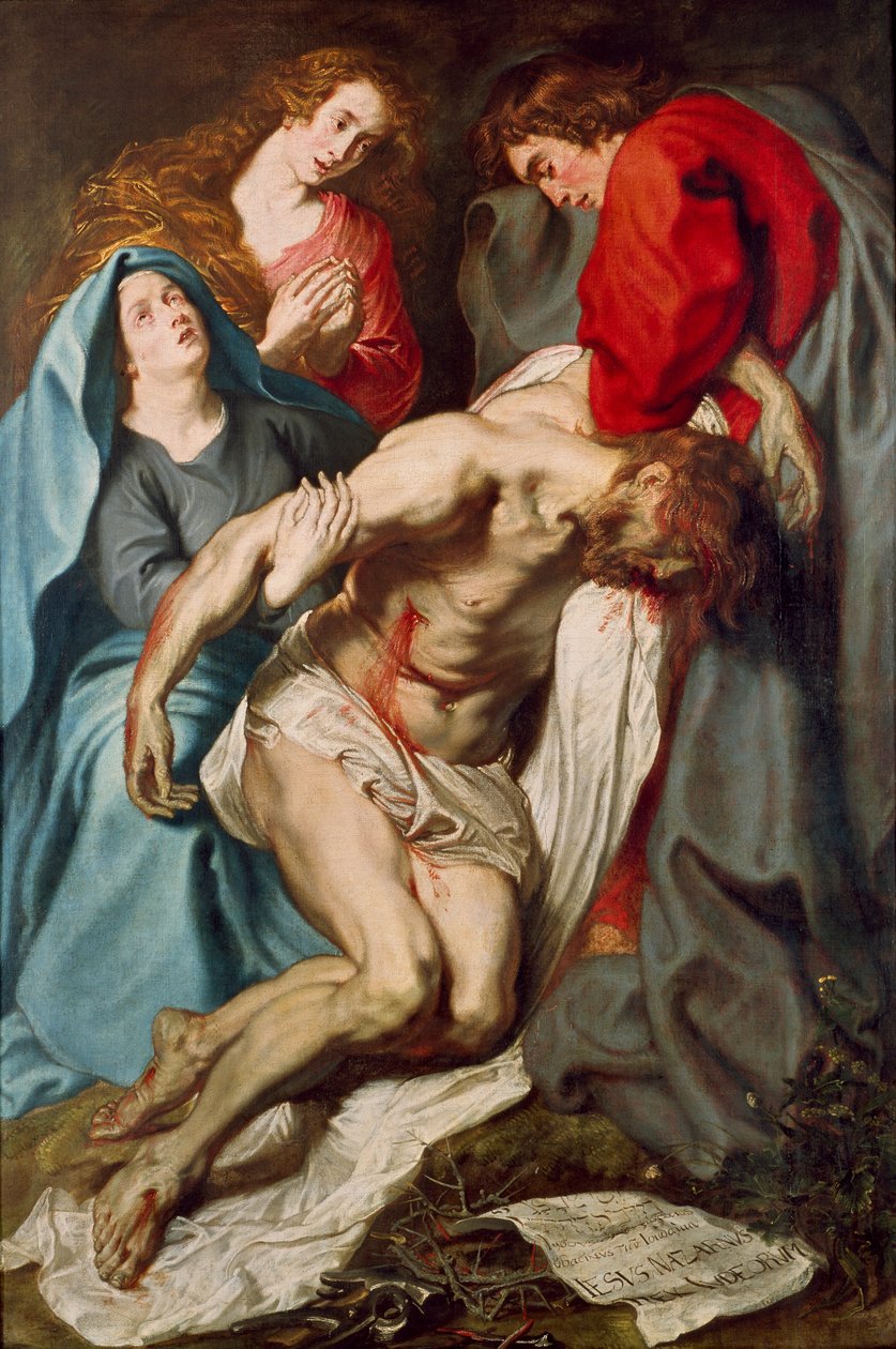 Deponeringen, c1619 av Anthony van Dyck