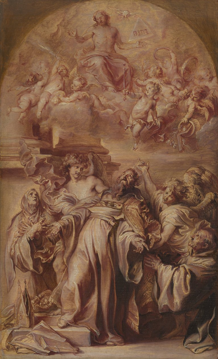St. Augustins ekstase av Anthony van Dyck