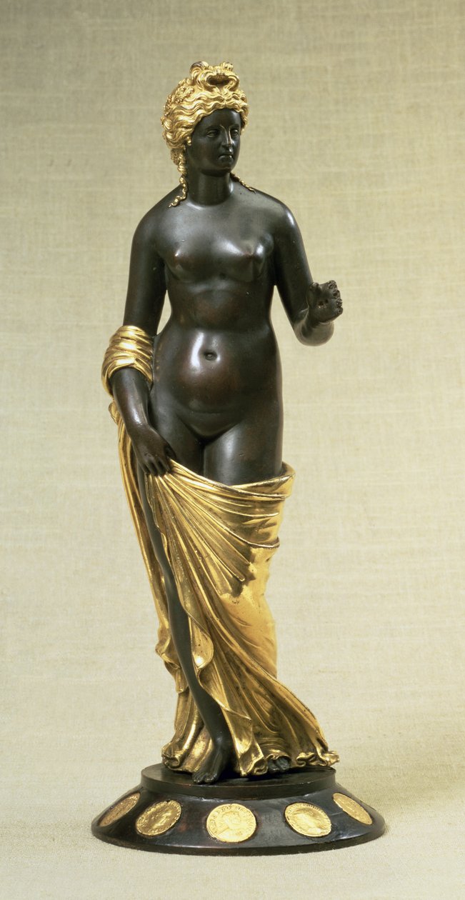 Venus Felix, ca. 1500 (bronse og gjelder) av Antico