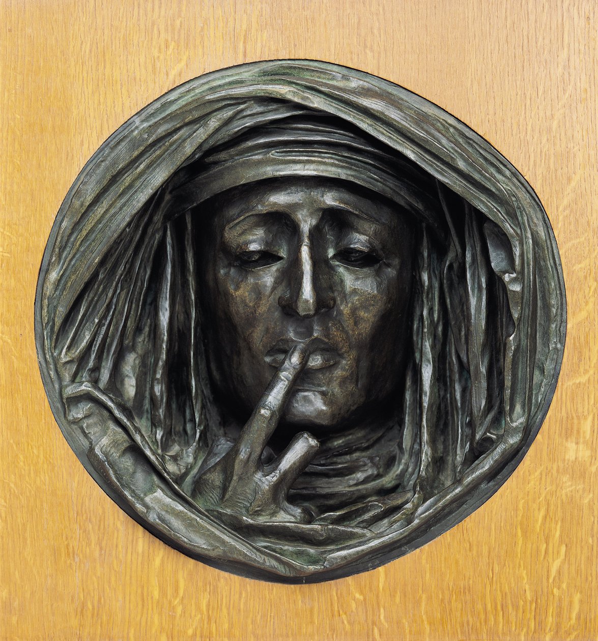 Silence, 1848 (bronse) av Antoine Augustin Preault