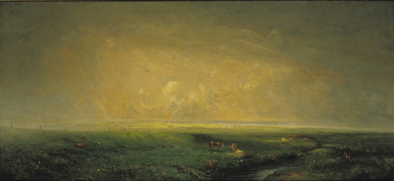 Regn og sol, ca. 1873 av Antoine Chintreuil