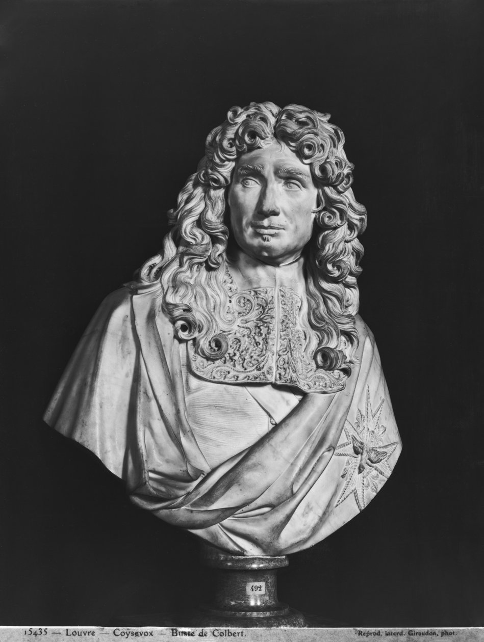 Byste av Jean-Baptiste Colbert de Torcy (marmor) av Antoine Coysevox