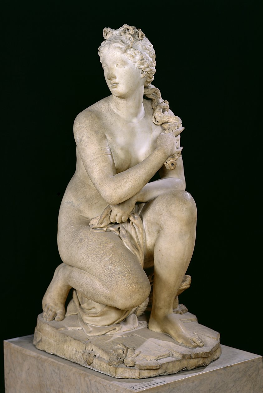 Venus Crouching, 1686 (marmor) av Antoine Coysevox