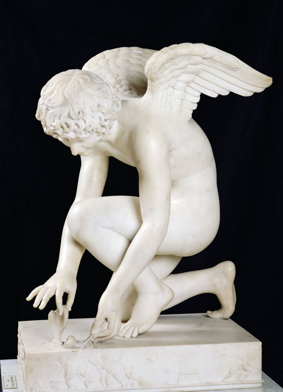 Amor, 1817 (marmor) av Antoine Denis Chaudet