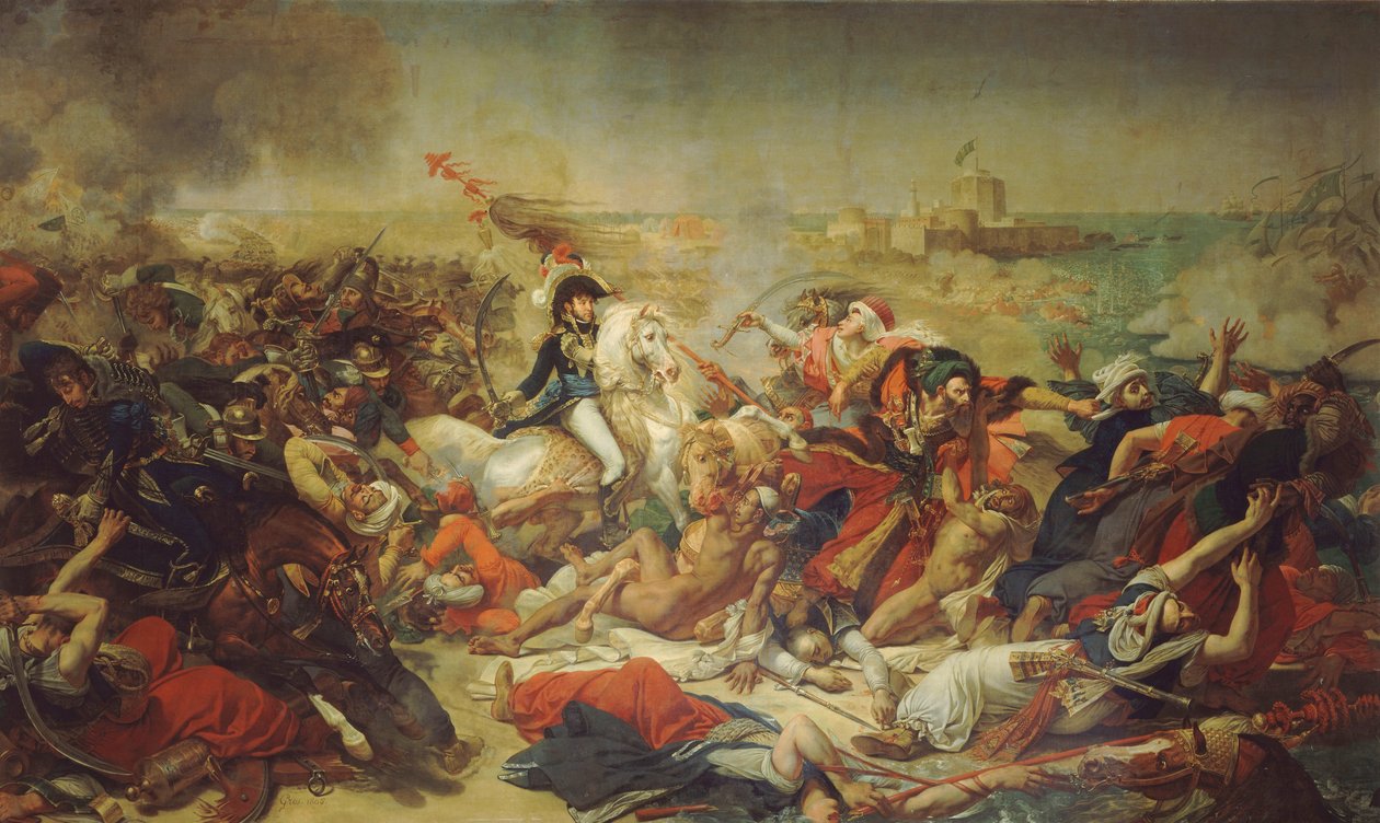 Slaget ved Aboukir, 25. juli 1799 av Antoine Jean Gros