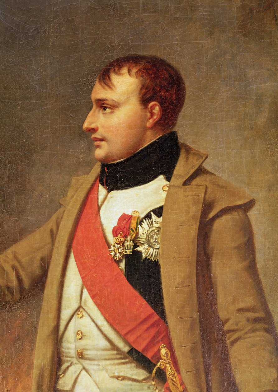 Detalj av Napoleons møte med Frans II etter slaget ved Austerlitz, ca. 1812 av Antoine Jean Gros