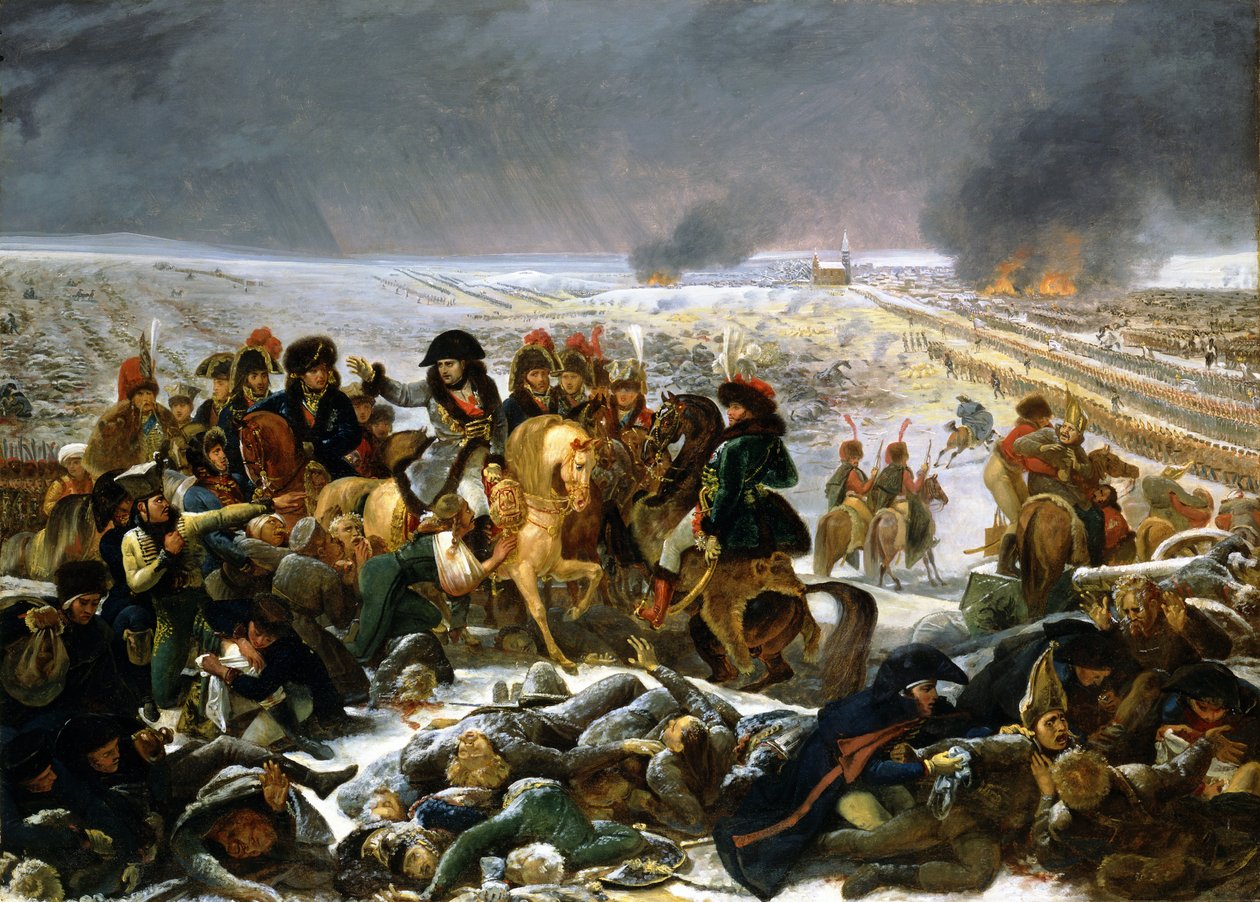 Napoleon på slagmarken i Eylau av Antoine Jean Gros
