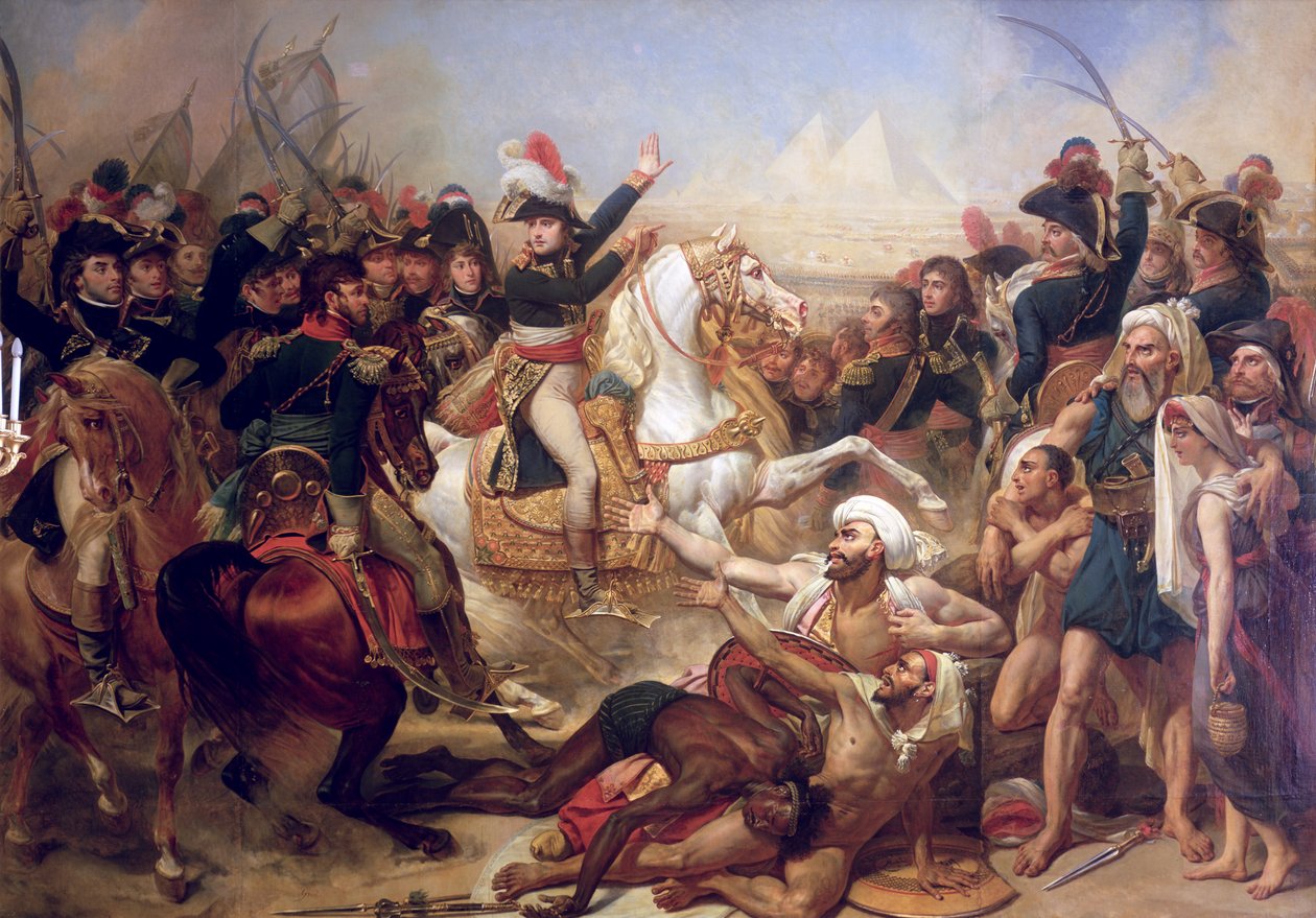 Slaget ved pyramidene, 21. juli 1798 av Antoine Jean Gros