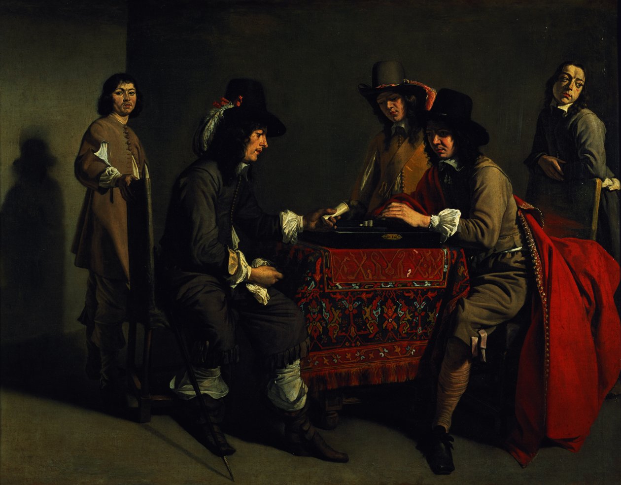 Backgammon-spillerne av Antoine Le Nain