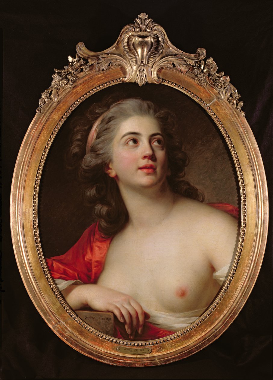Bacchante, 1783 av Antoine Vestier