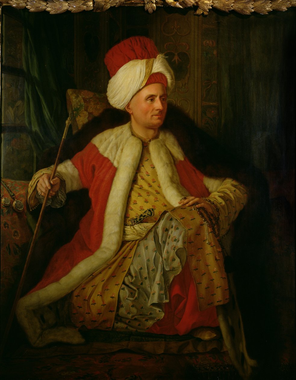 Charles Gravier (1717-87) Comte de Vergennes i orientalsk kostyme, 1766 av Antoine de Favray