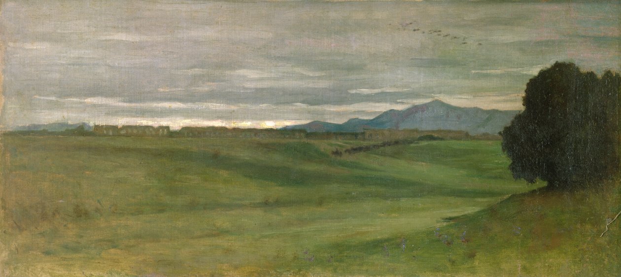 Romersk landskap av Antoine Auguste Ernest Herbert or Hebert
