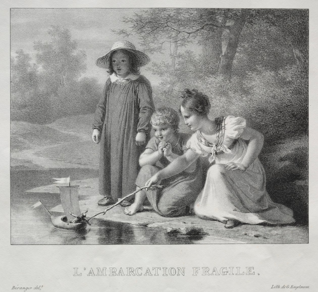 LAmbarcation skjør. av Antoine Beranger