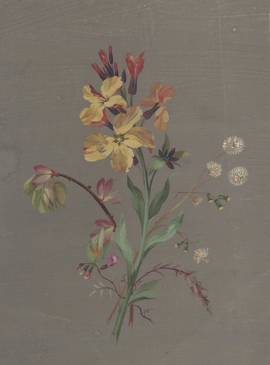 Blomsterdesign, ca. 1820. av Antoine Berjon