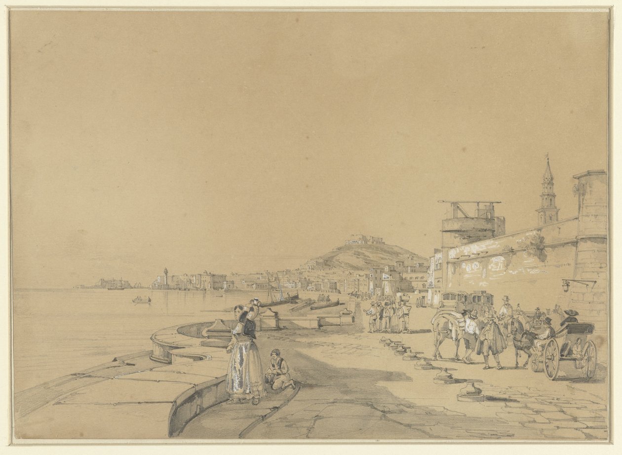 Ansikt i Napoli av Antoine Eugène Ernest Buttura