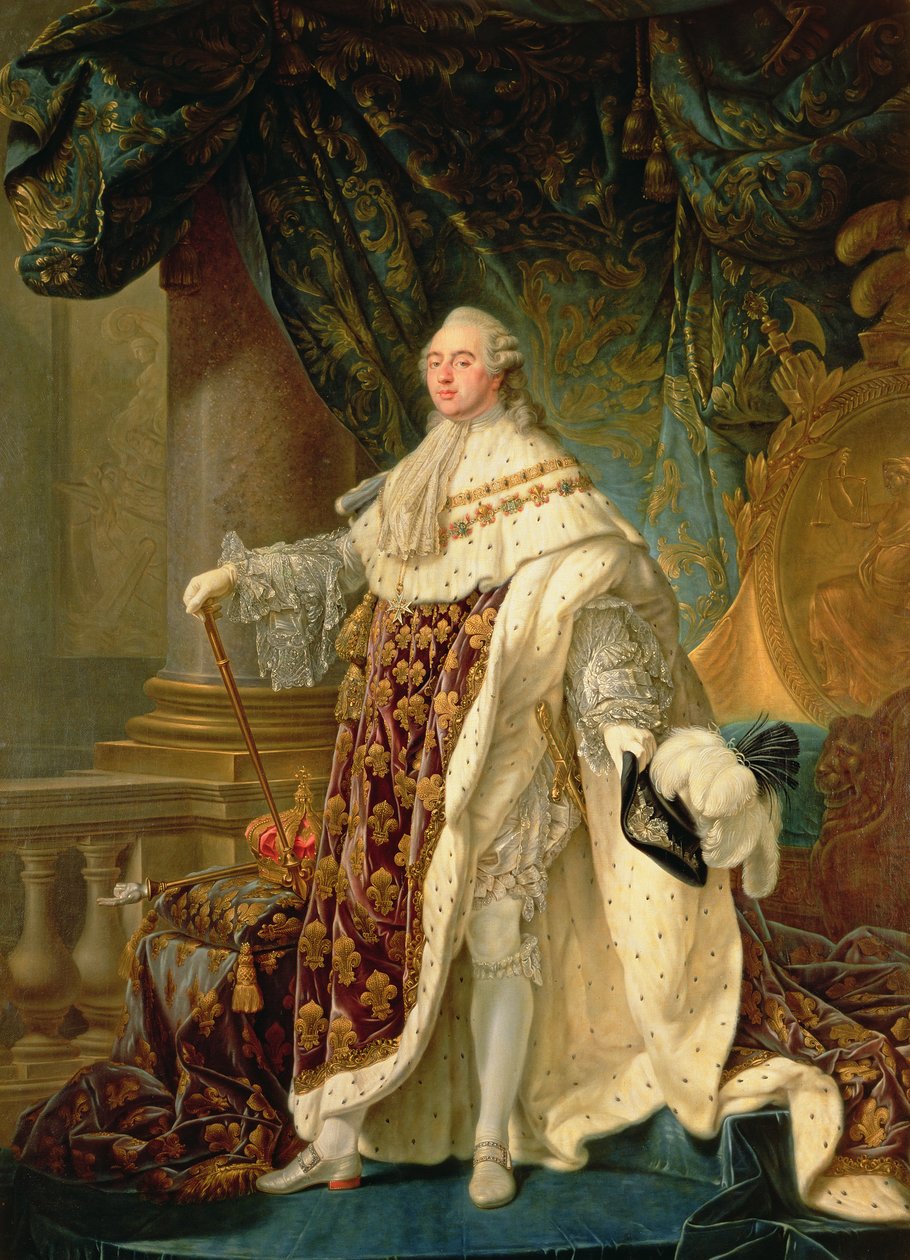 Ludvig XVI (1754–93) av Antoine François Callet