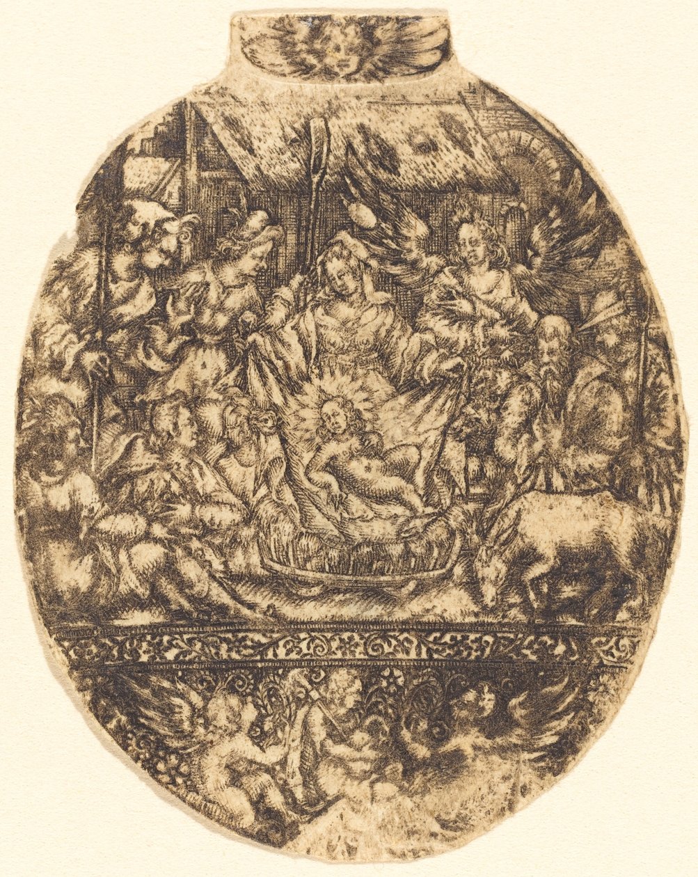 Hyrdenes tilbedelse av Antoine Jacquard