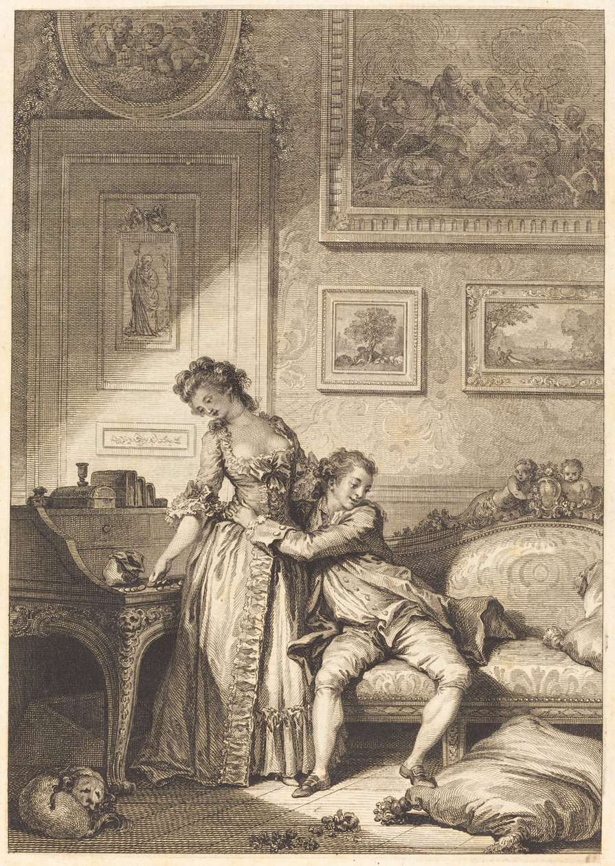 En gjerrig kvinne, en galant svindler. av Antoine Jean Duclos
