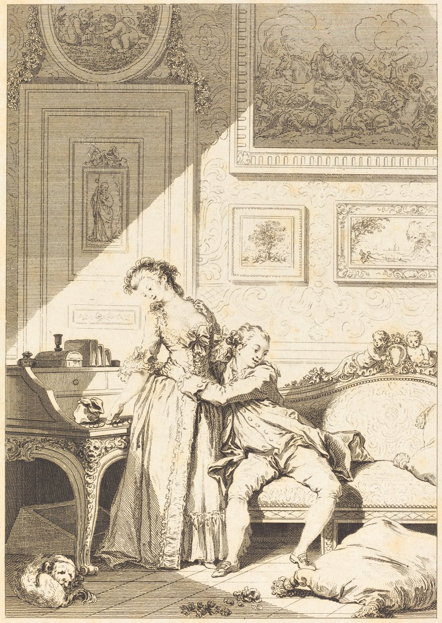 En gjerrig kvinne, en galant svindler. av Antoine Jean Duclos
