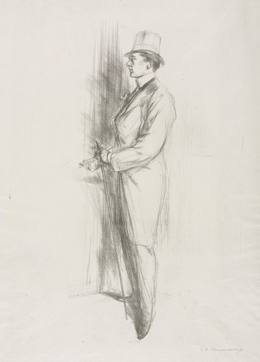 Sir Max Beerbohm av Antoine Louis Barye