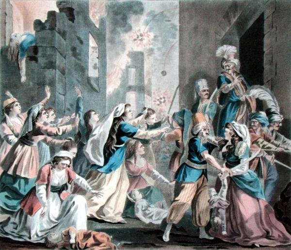 Bombardement av Alger av Antoine Louis Francois (after) Sergent Marceau