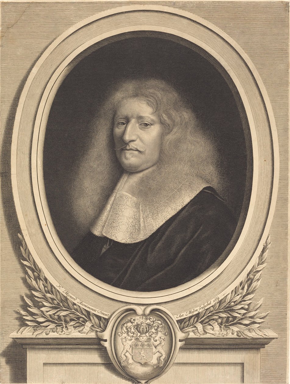 William av Brisacier av Antoine Masson after Nicolas Mignard