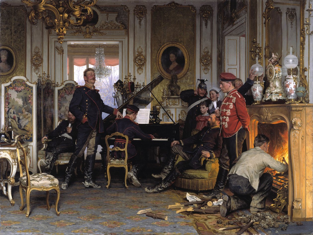 I kvartalet før Paris av Anton Alexander von Werner