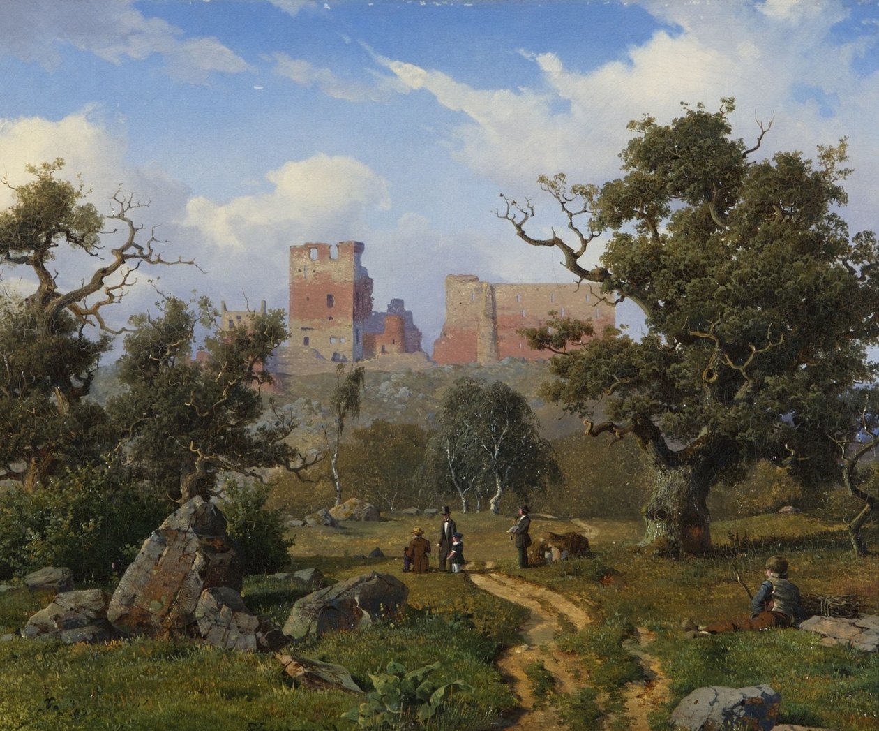 Hammershus av Anton Edvard