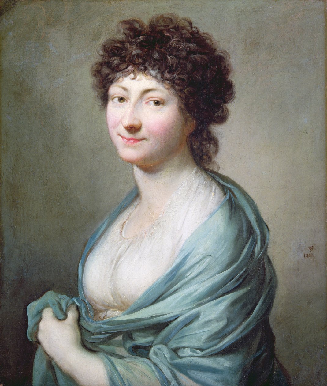 Datteren: Portrett av Caroline Susanne Graff (f.1781), 1801 av Anton Graff