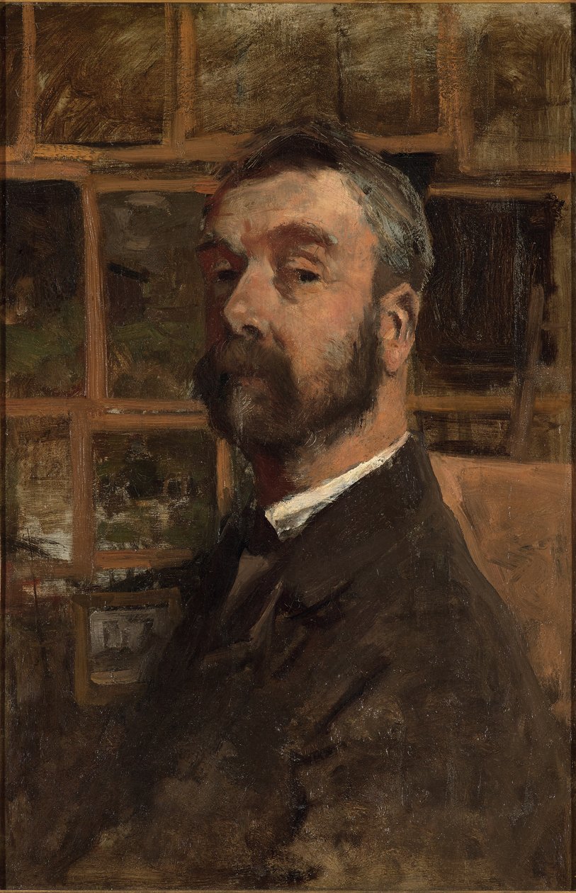 Selvportrett, ca. 1884 av Anton Mauve