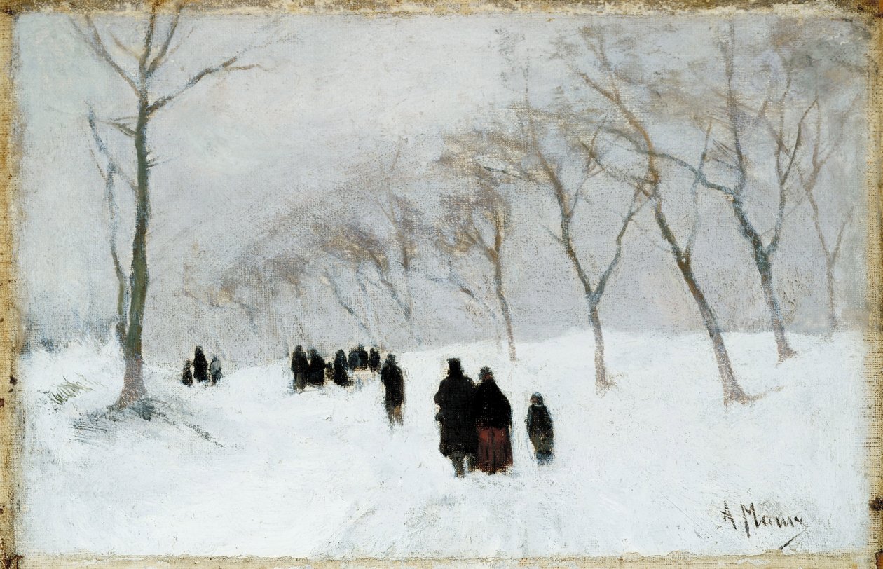Snøstorm av Anton Mauve