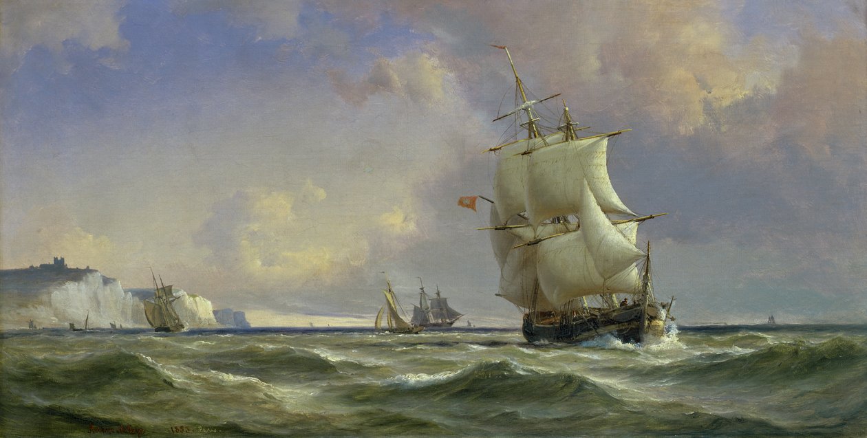 The Gathering Storm, 1853 av Anton Melbye