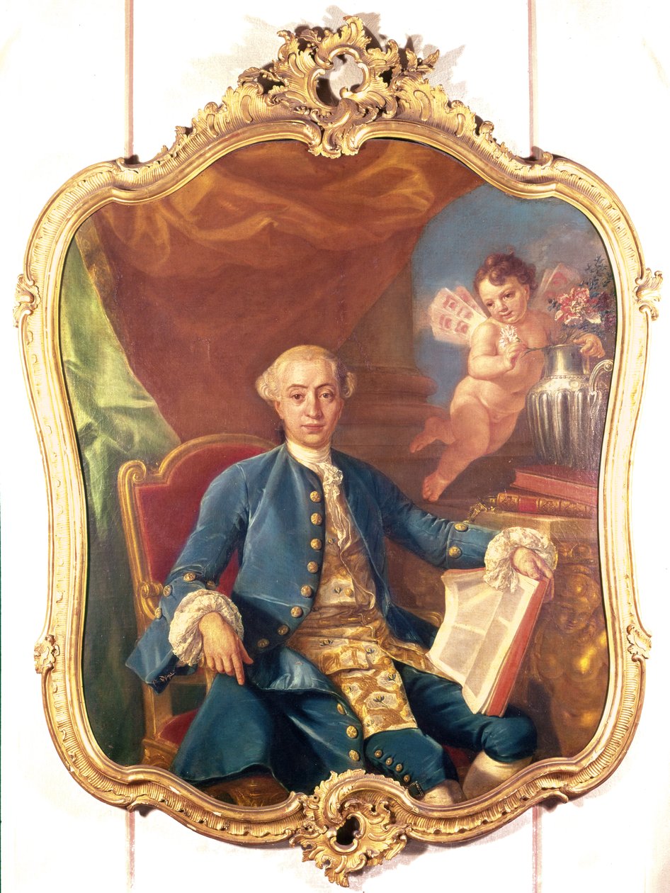 Giacomo Casanova (1725–98) av Anton Raphael Mengs