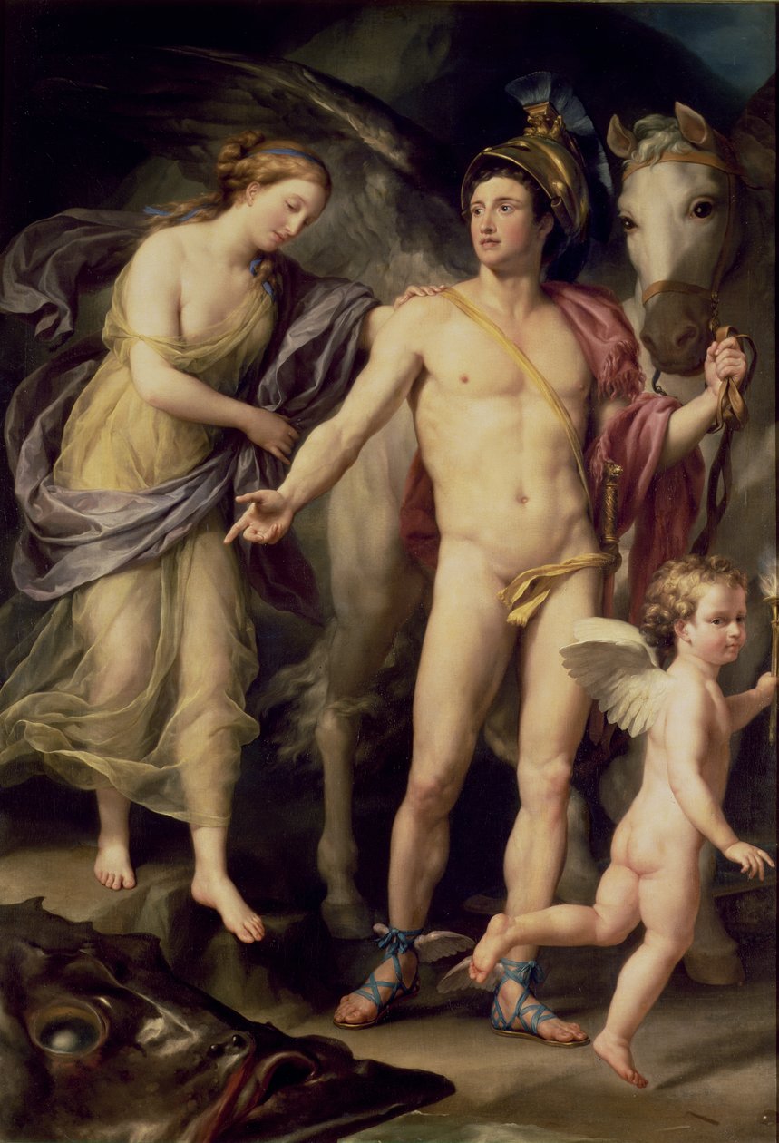 Perseus og Andromeda, 1777 av Anton Raphael Mengs