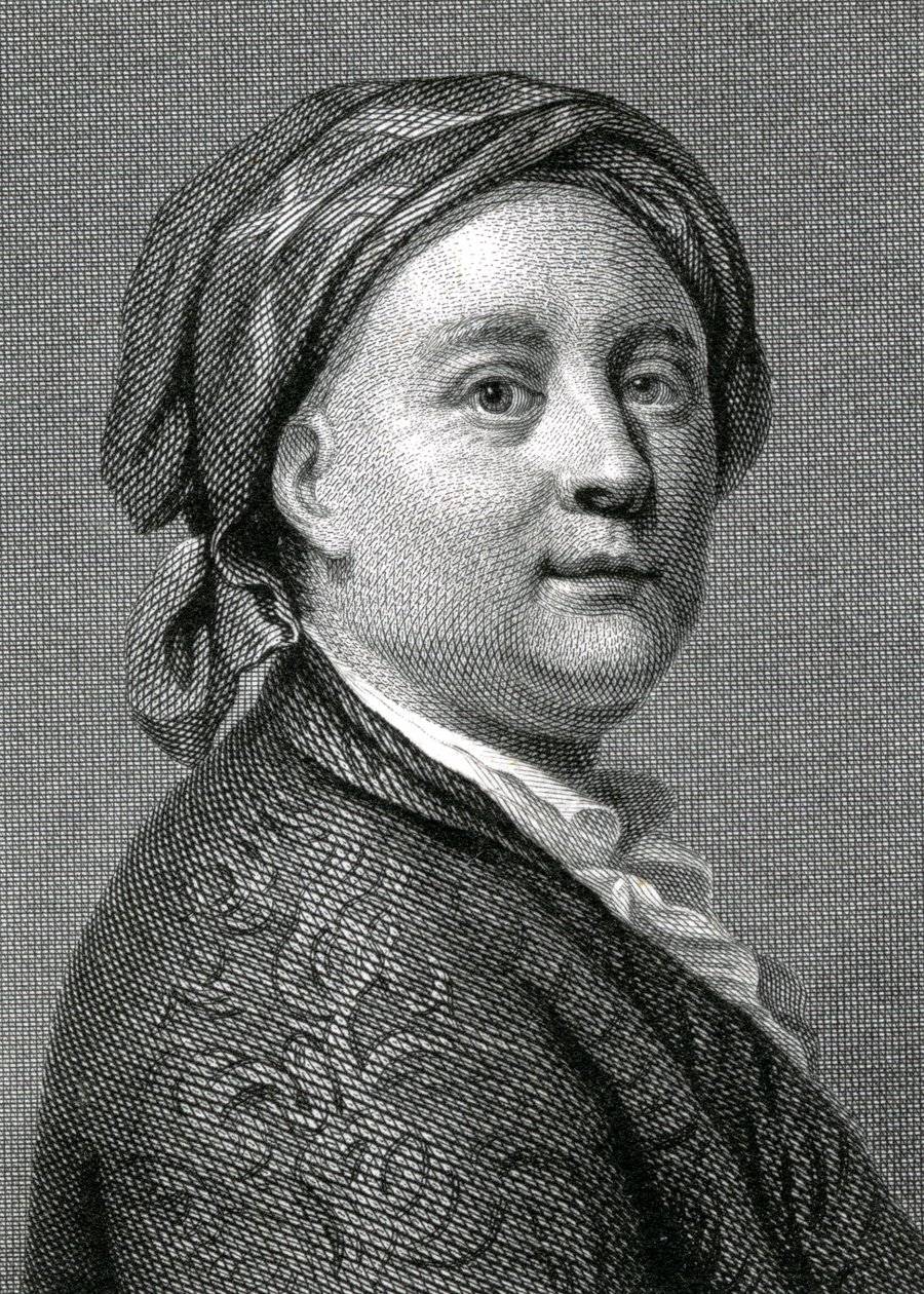 Richard Wilson (1714-82) gravert av Charles Pye av Anton Raphael Mengs