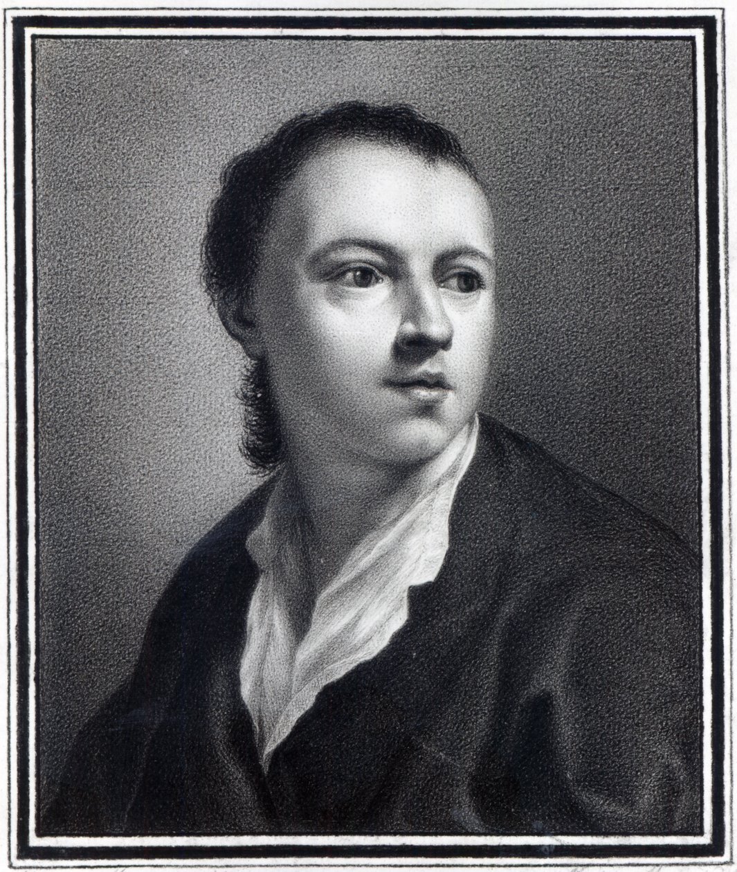 Anton Raphael Mengs, gravert av Nicolaus Mosman av Anton von Maron