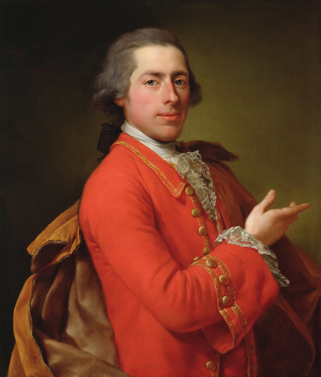 Portrett av Francis William Skipwith, 1766 av Anton von Maron