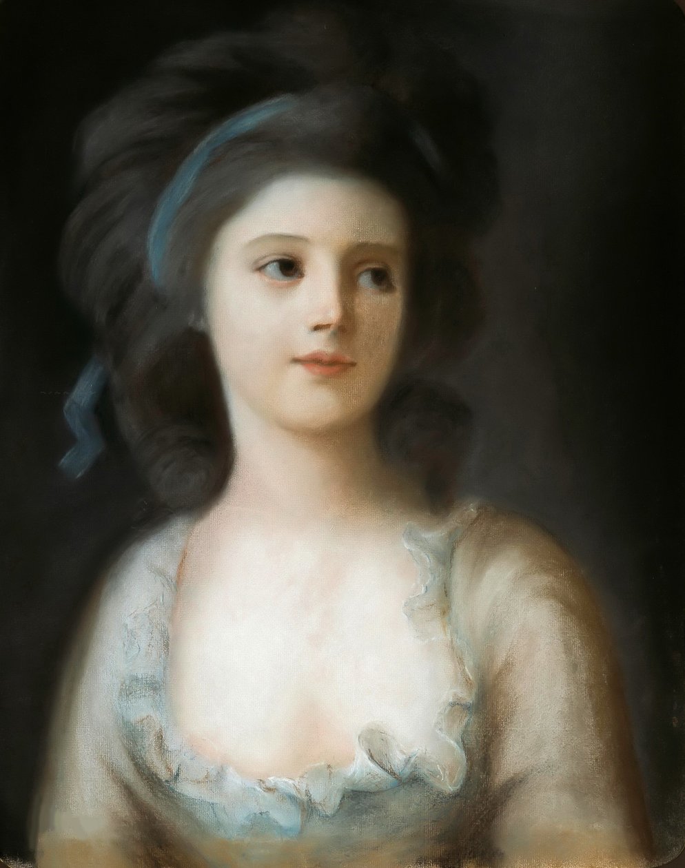 Portrett av grevinne Zofia Potocka-Witt 1760-1822. av Anton Graff