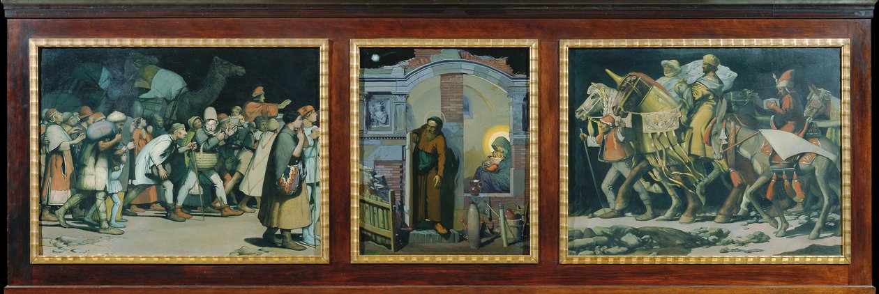 Juletriptyk av Anton Josef von Kenner