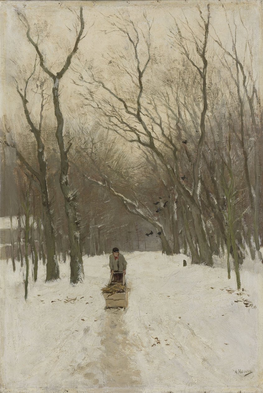 Vinter i Scheveningen-skogen av Anton Mauve