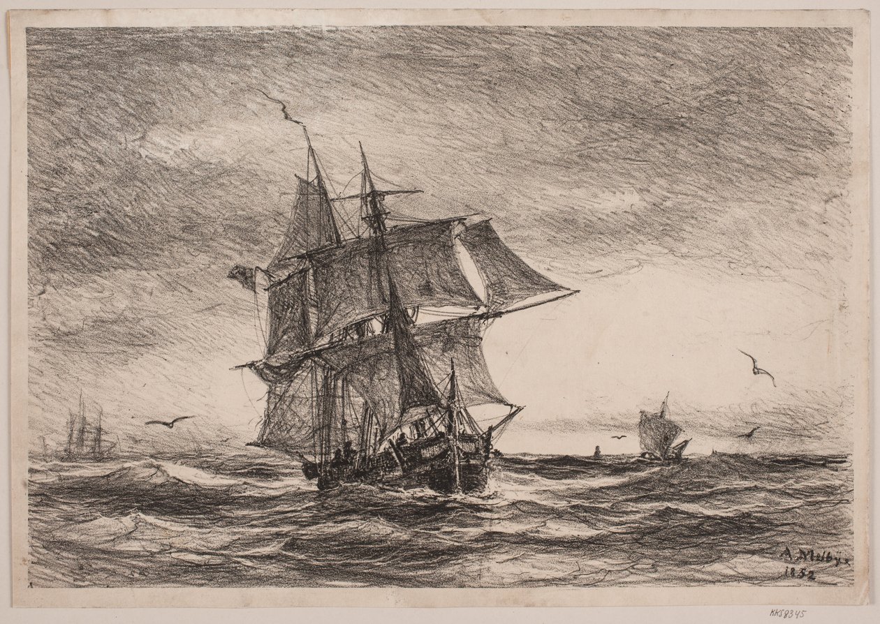 Marine av Anton Melbye