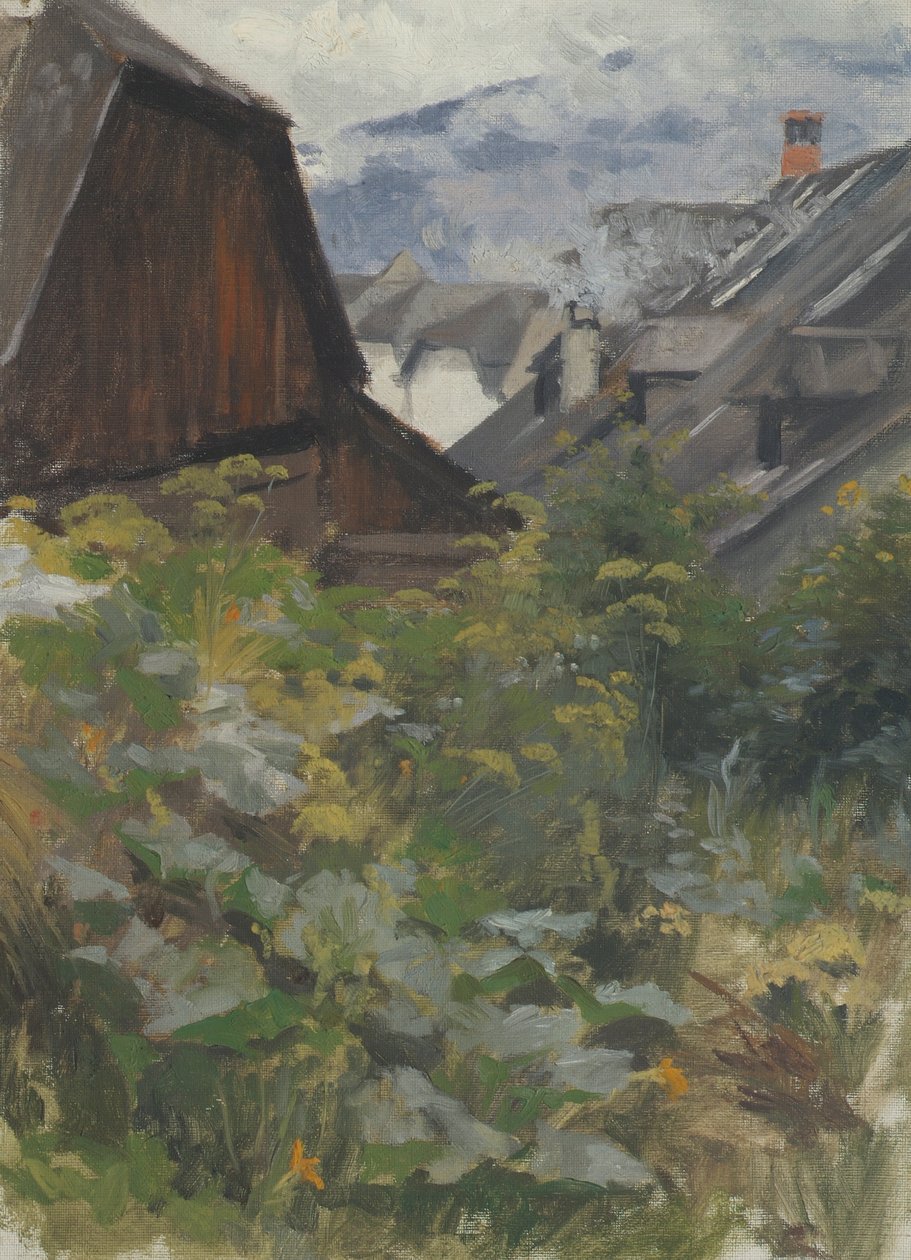 landsbystudie av Anton Nowak