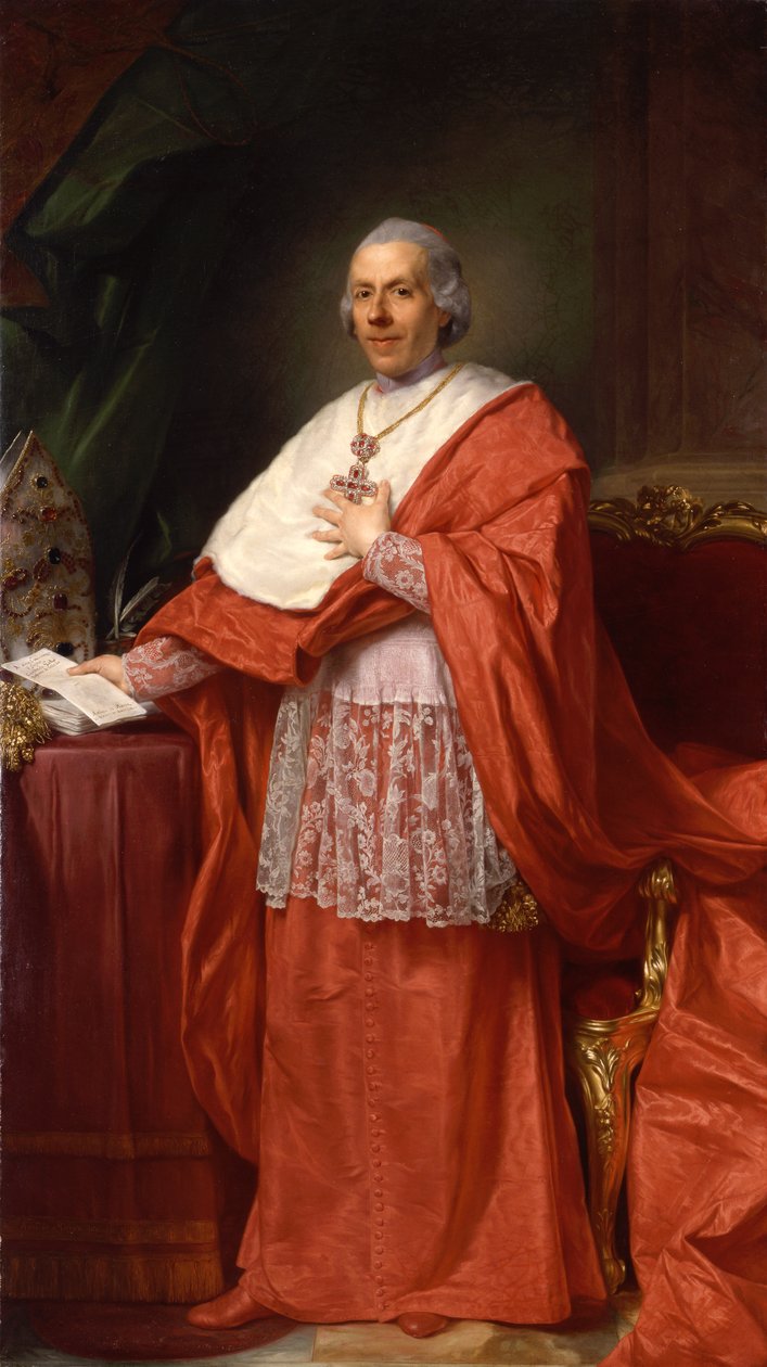 Kardinal Muzzio Gallo (1721? 1801), 1785 av Anton von Maron