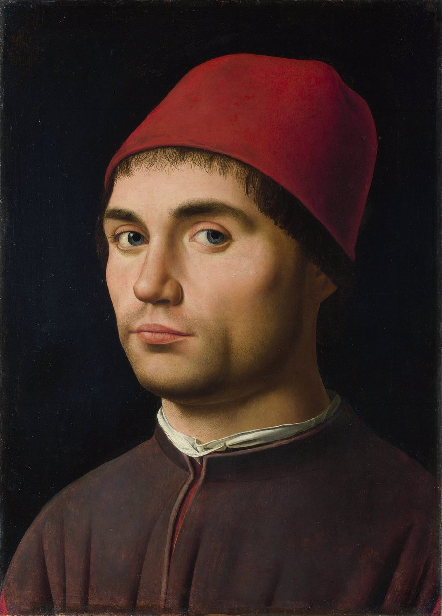 Portrett av en mann, ca. 1475 av Antonello da Messina