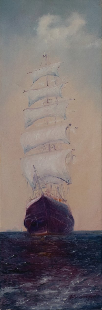 Tenacious, fullt salg, 2008 (olje på lerret) av Antonia Myatt