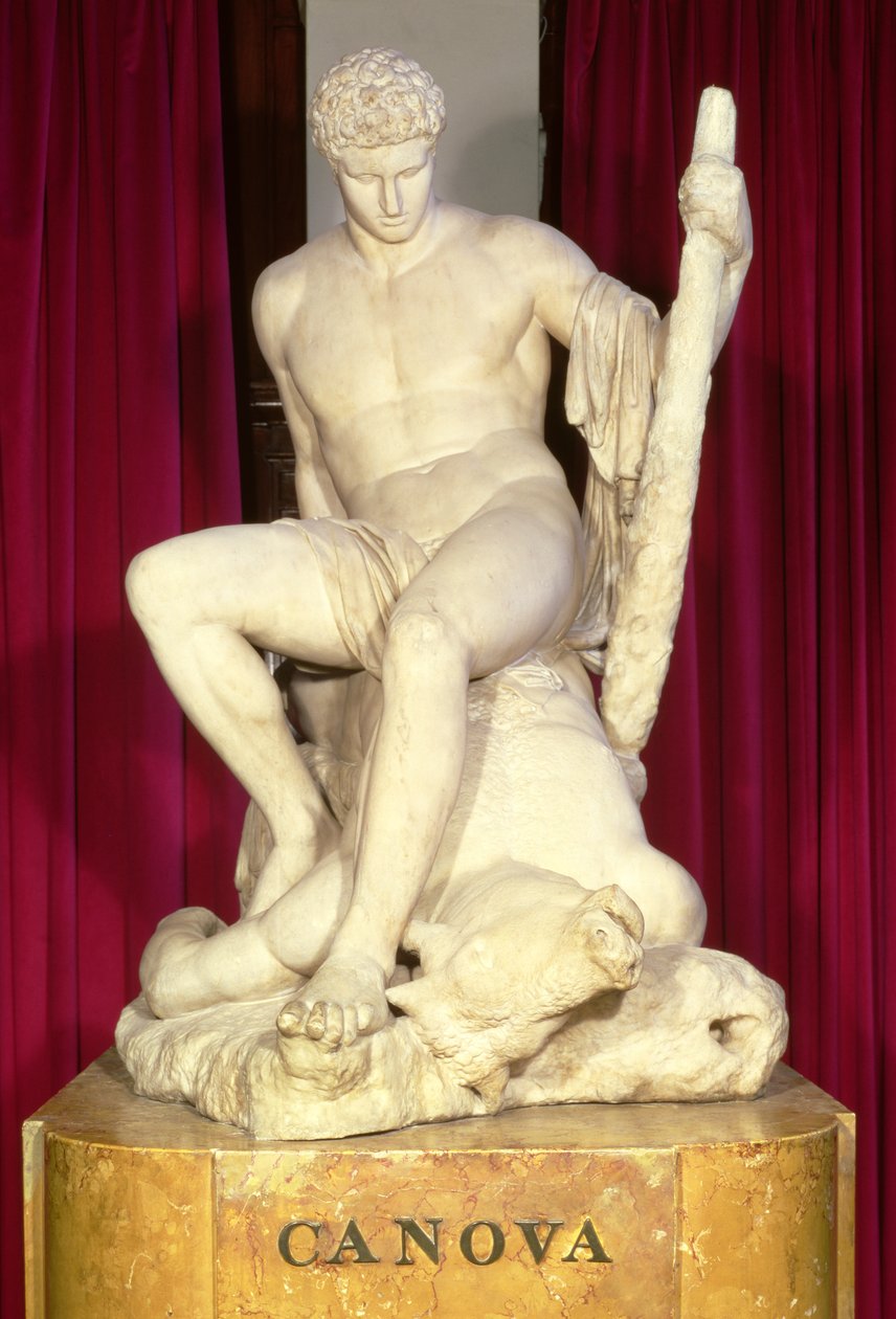 Theseus and the Minotaur, 1782 (marmor) av Antonio Canova